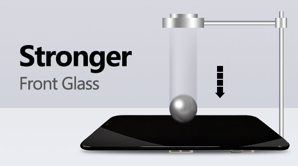 Stronger front glass