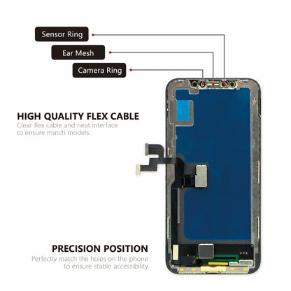 (MP+) LTPS InCell LCD Assembly for iPhone XS - Black