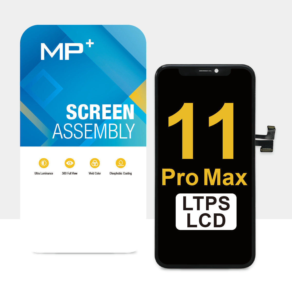 (MP+) LTPS InCell LCD Assembly for iPhone 11 Pro Max - Black