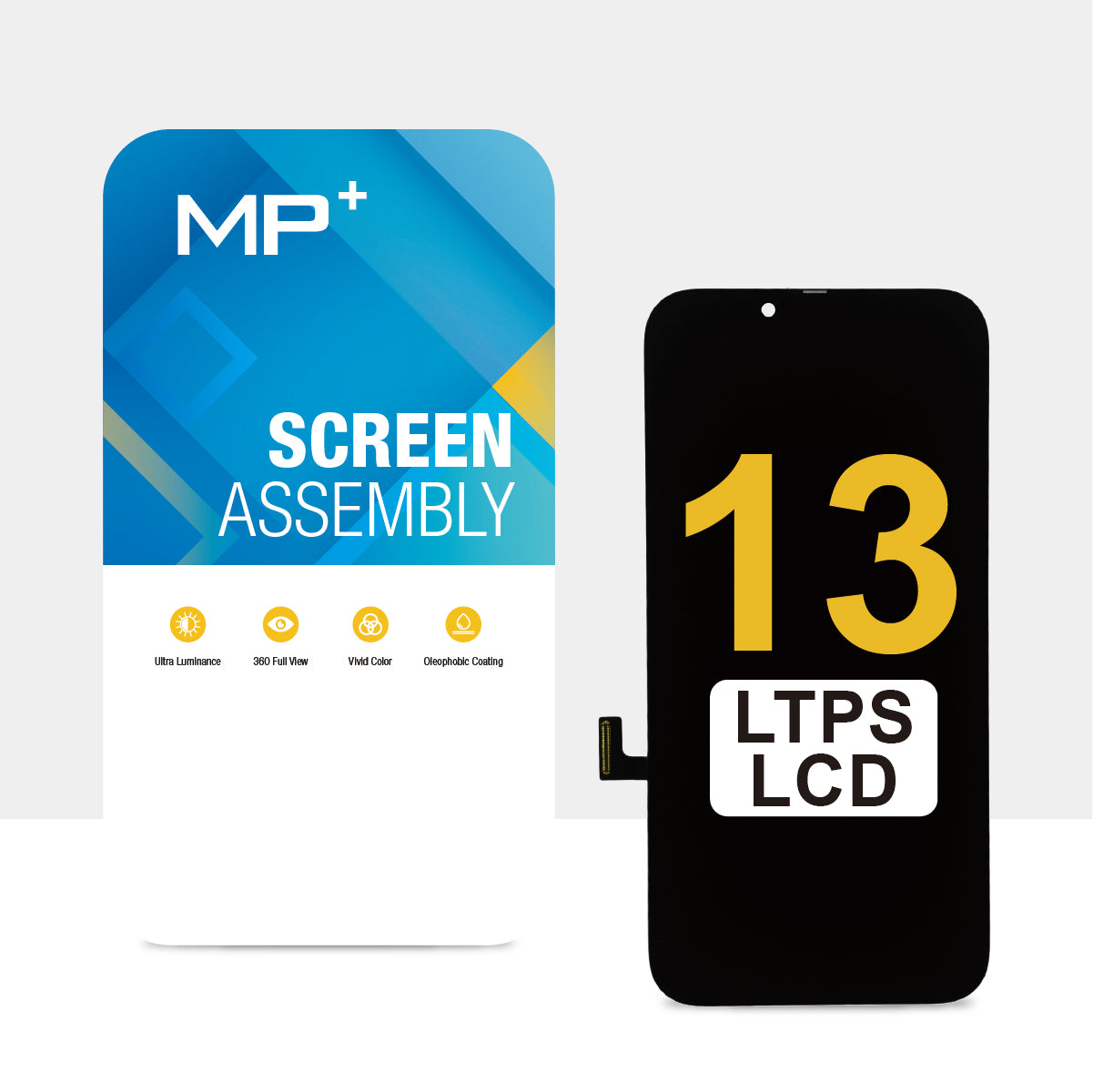 (MP+) LTPS InCell LCD Assembly for iPhone 13 - Black