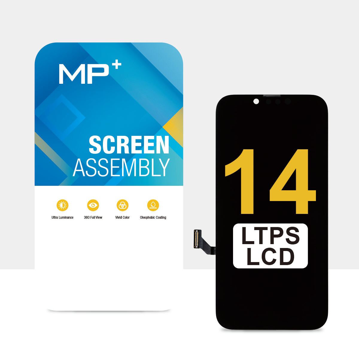 (MP+) LTPS InCell LCD Assembly for iPhone 14 - Black