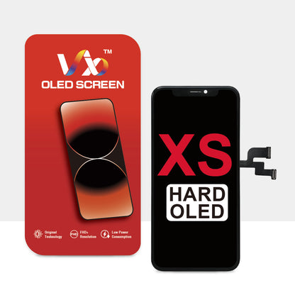 (VX) Hard OLED Assembly for iPhone XS - Black